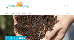 Desktop Screenshot of harmony-organics.com